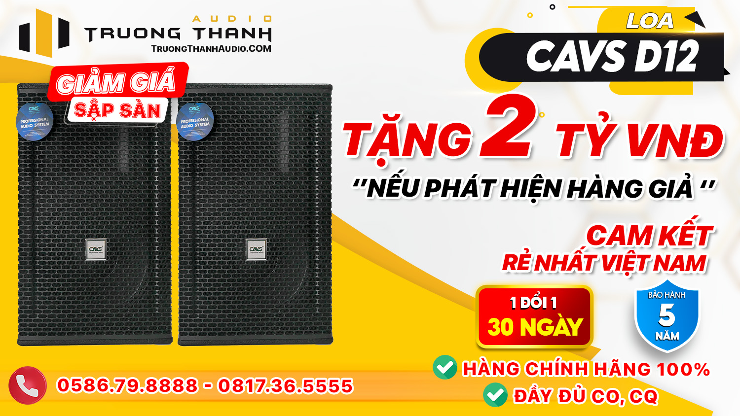 Ảnh nổi bật của sản phẩm Loa Karaoke CAVS D12 1