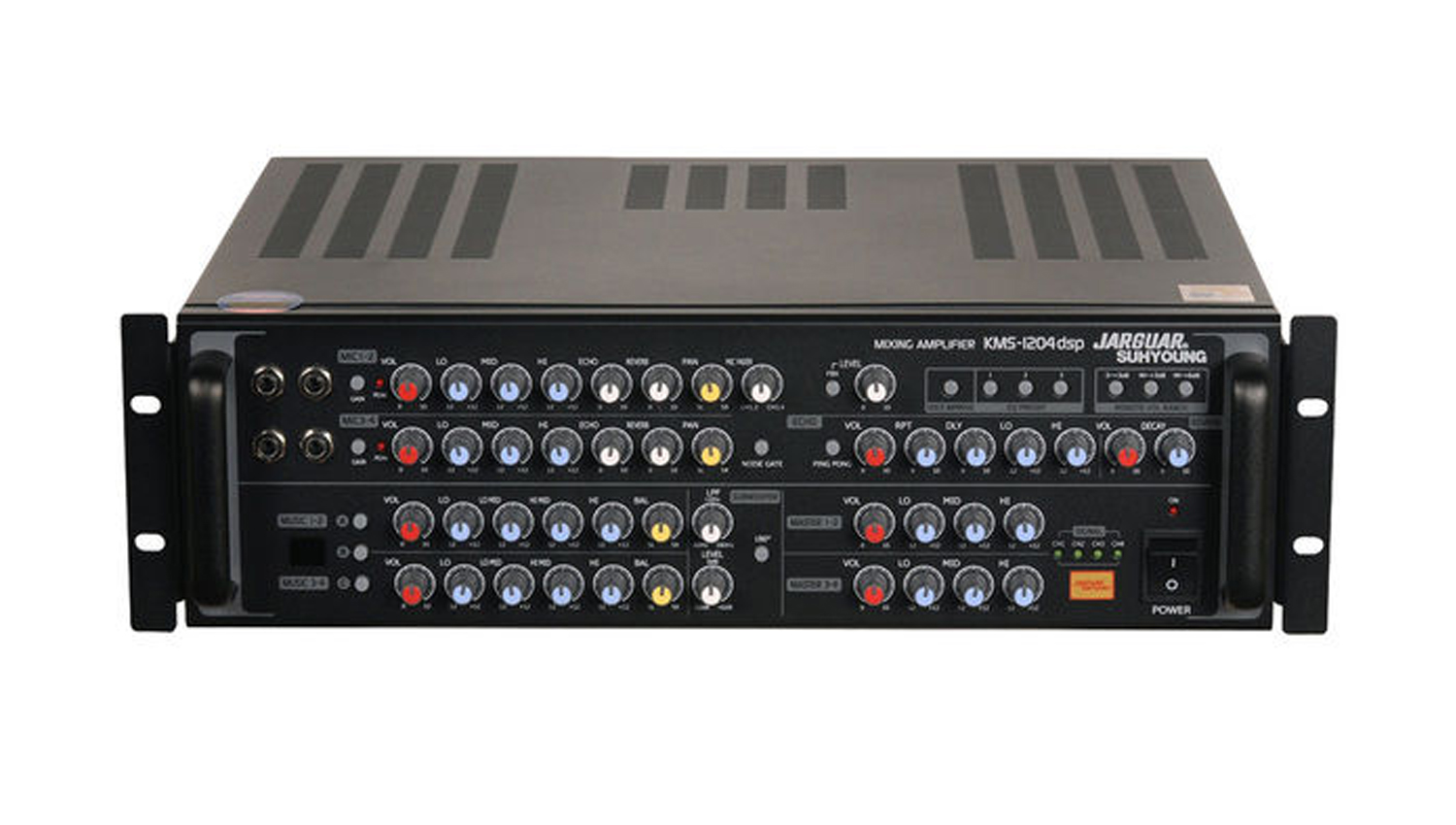 Amply Jarguar Suhyoung KMS-1204DSP mặt trước