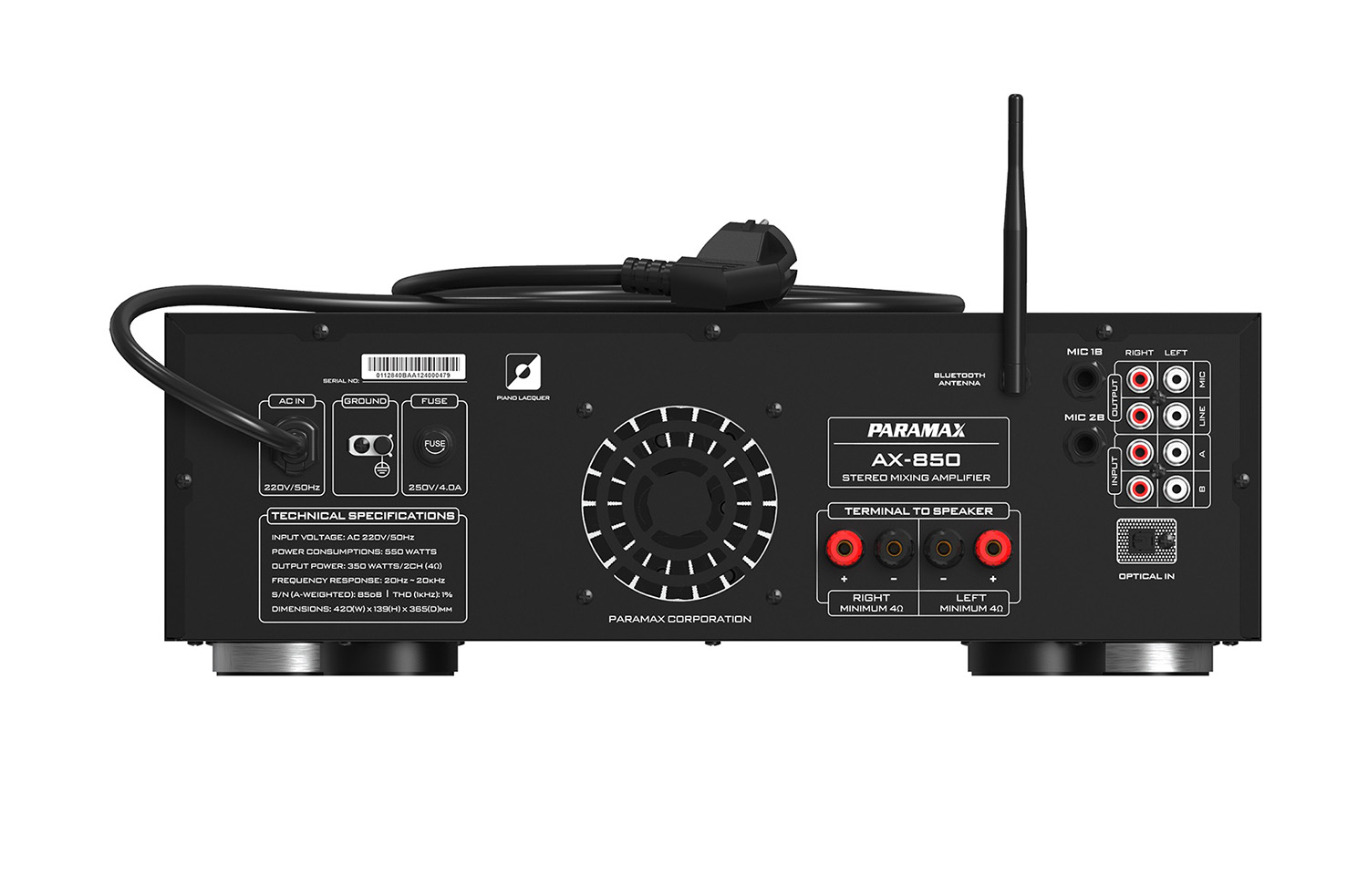 Ảnh sản phẩm Amply Karaoke Paramax AX-850 4