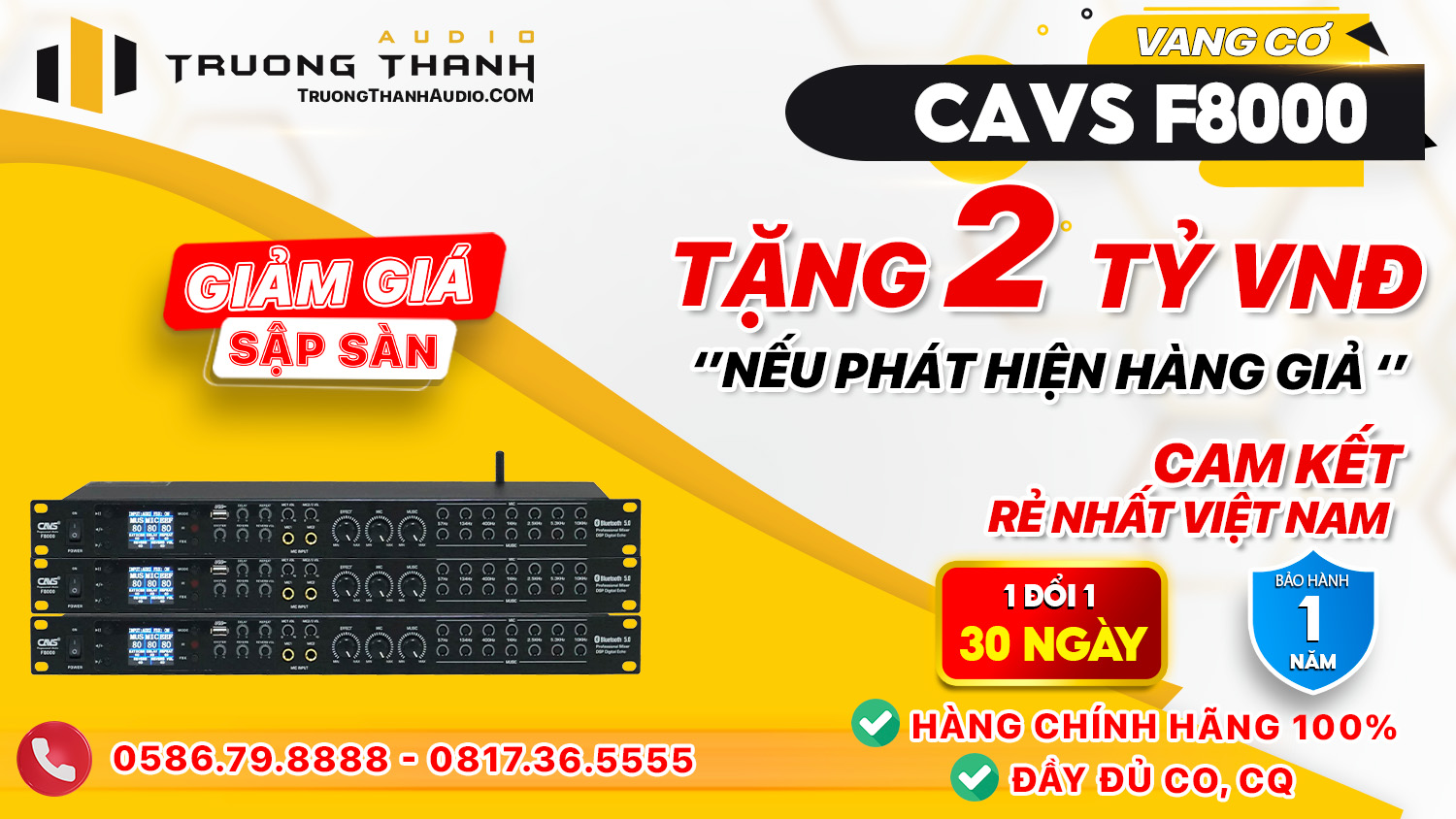 Ảnh nổi bật của sản phẩm Vang Cơ CAVS F8000 1