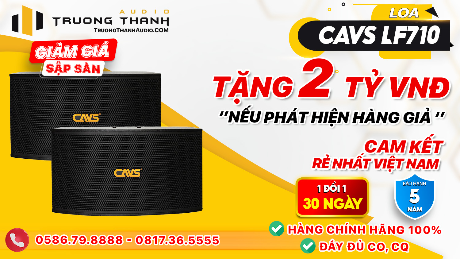 Ảnh nổi bật của sản phẩm Loa karaoke CAVS LF710 1