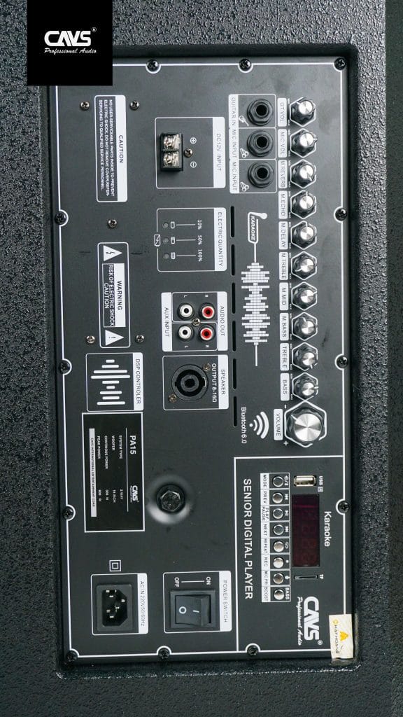 Ảnh sản phẩm Loa Kéo CAVS PA15 Bass 40 9