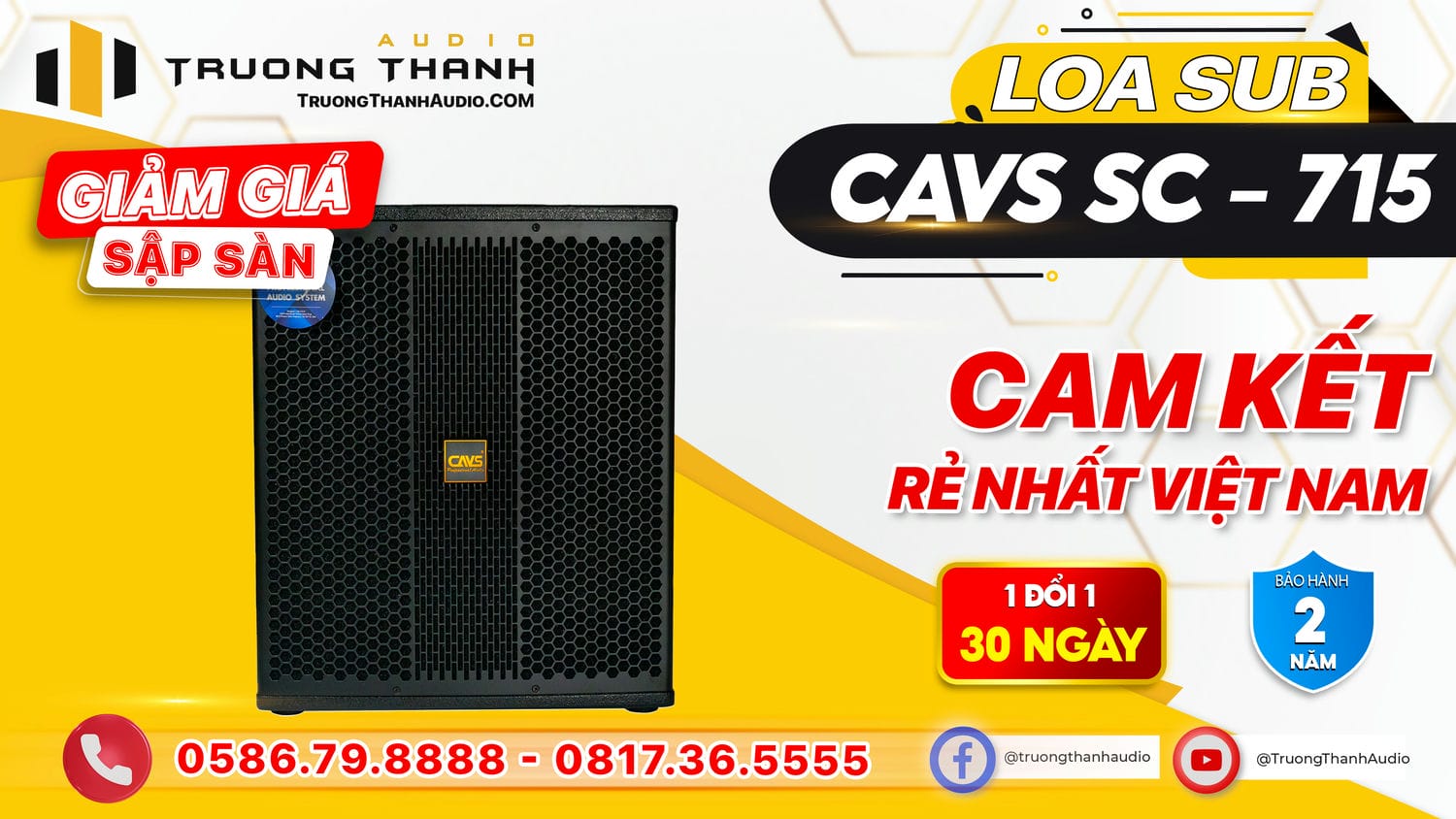 Ảnh nổi bật của sản phẩm Loa sub CAVS SC715 Bass 40 Active (NEW 2023) 11