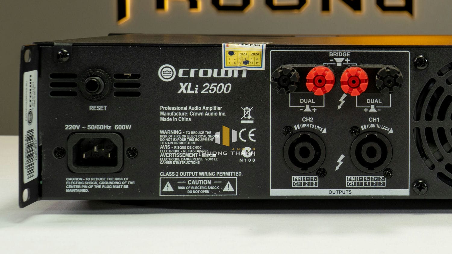 Ảnh sản phẩm Cục đẩy Crown XLi 2500 (Harman Mỹ) 10