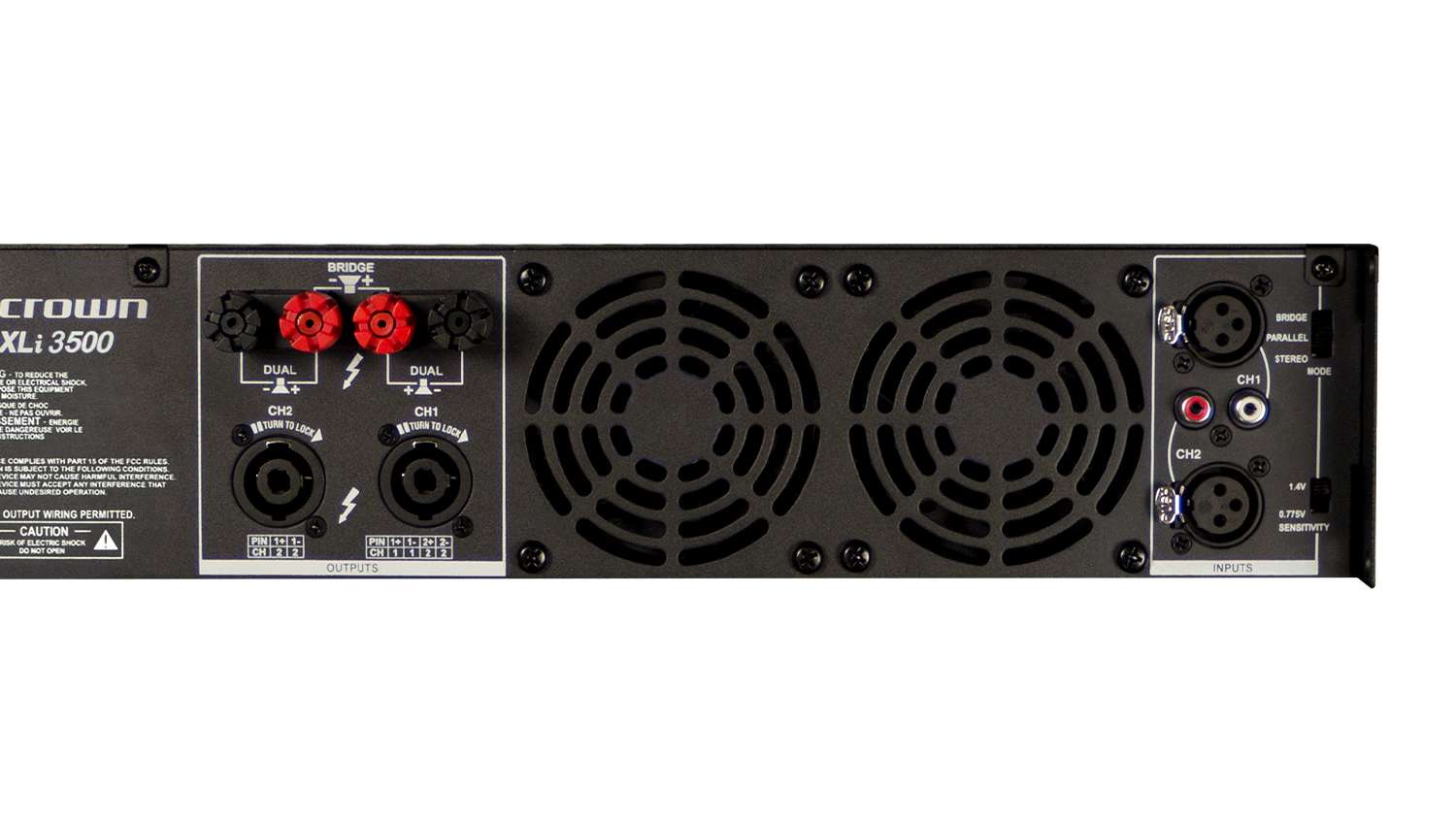 Ảnh sản phẩm Cục đẩy Crown XLi 3500 (Harman Mỹ) 6