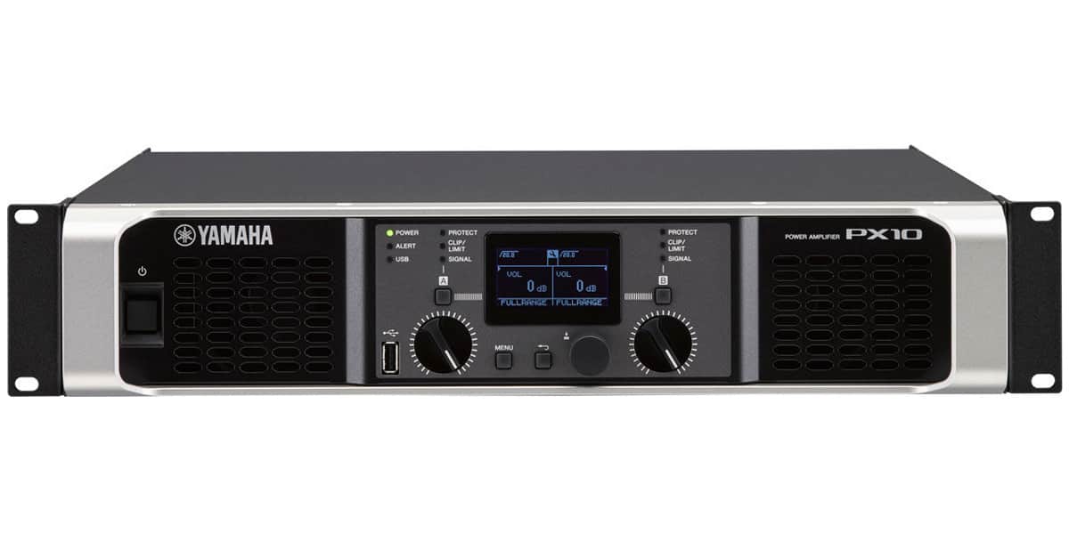 Cục đẩy Yamaha PX10 mặt trước