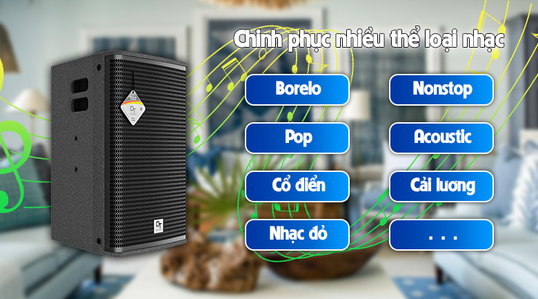 Ảnh nổi bật của sản phẩm Loa karaoke DT Alpha12 (full bass 30cm, 2 đường tiếng) 6