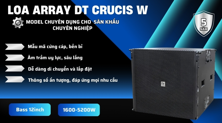 Ảnh nổi bật của sản phẩm Loa Array DT CRUCIS W 2