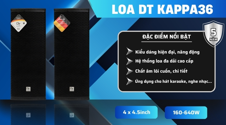 Tính năng nổi bật của Loa DT Kappa 36