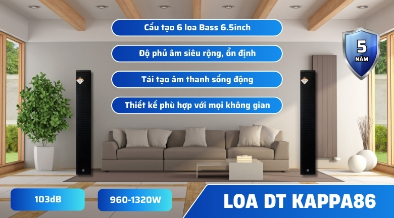 Ảnh nổi bật của sản phẩm Loa DT Kappa 86 2