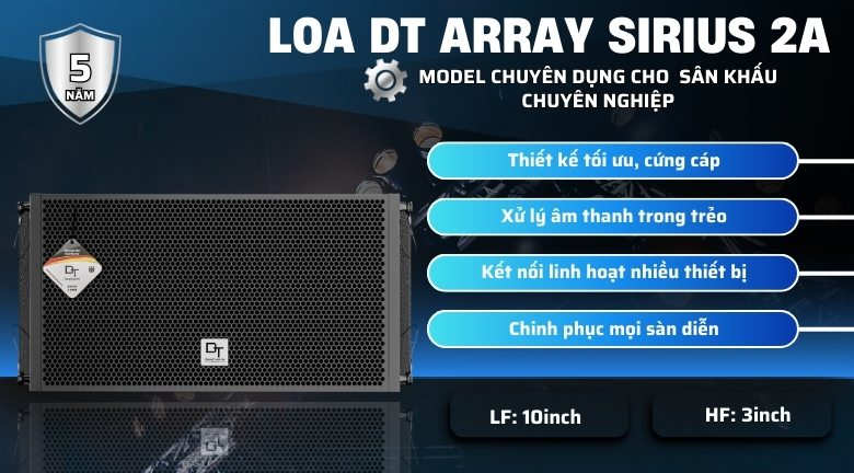 Ảnh nổi bật của sản phẩm Loa DT Array SIRIUS 2A 2