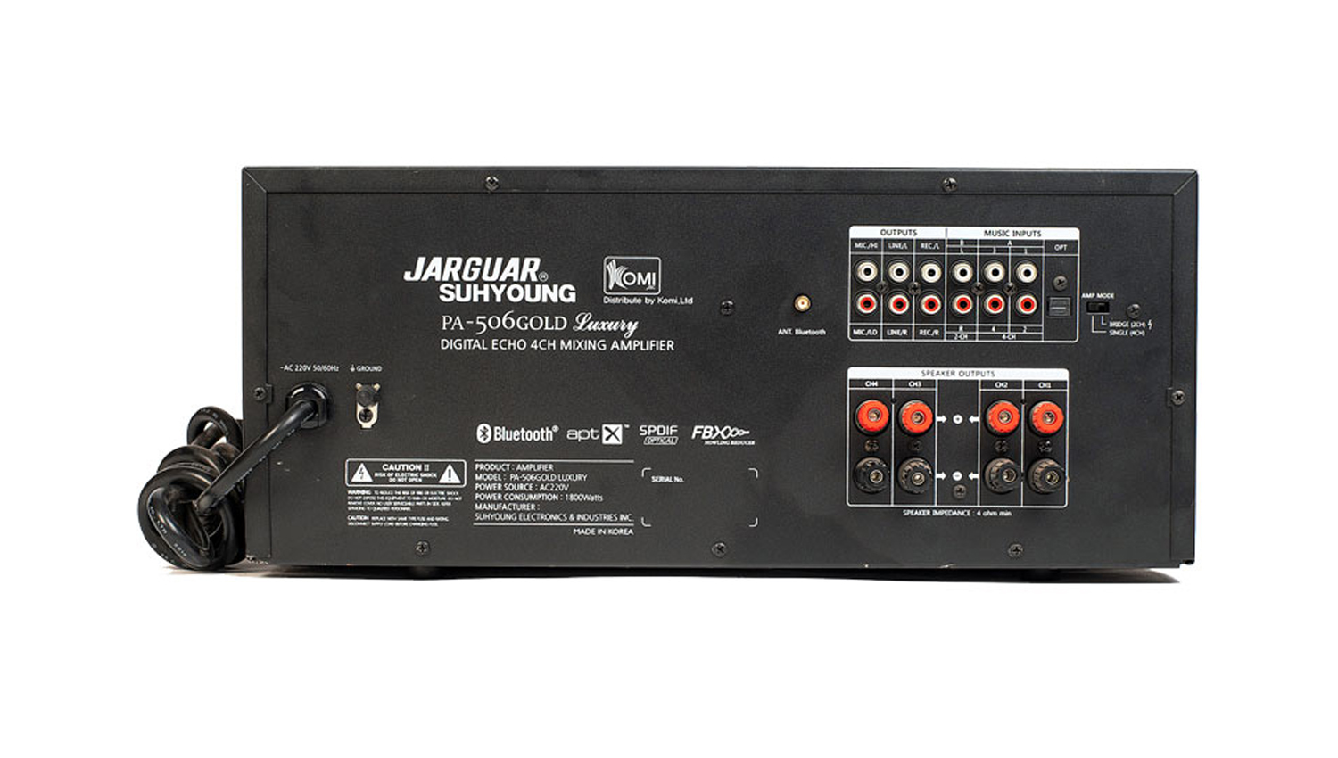Amply Jarguar Suhyoung KMS-506 Gold Classic 3