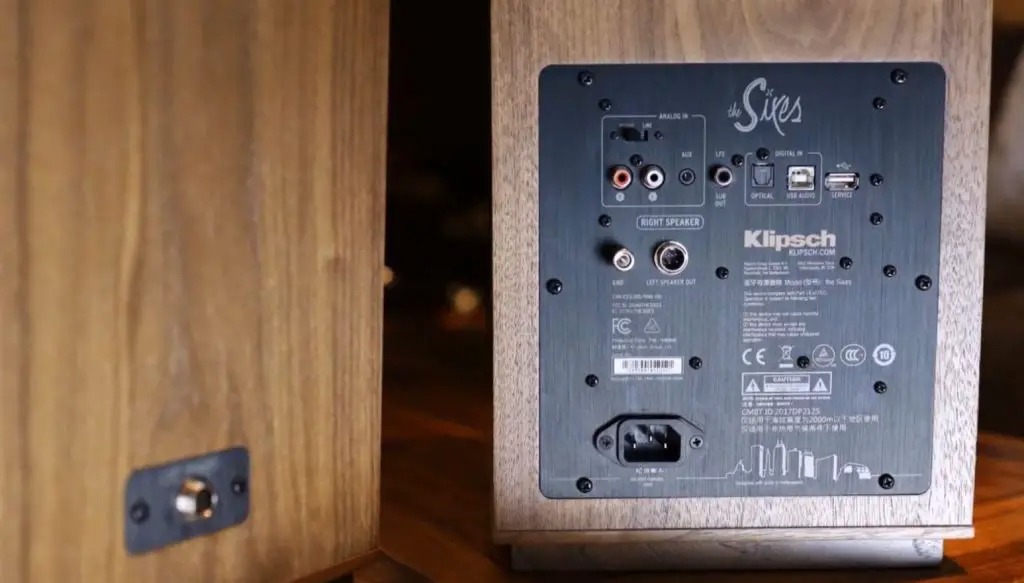 Loa Klipsch The Sixes mặt sau
