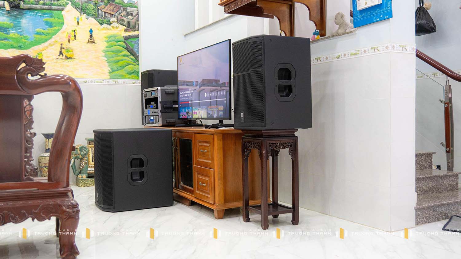 Lắp đặt dàn Loa JBL PRX 412M 1