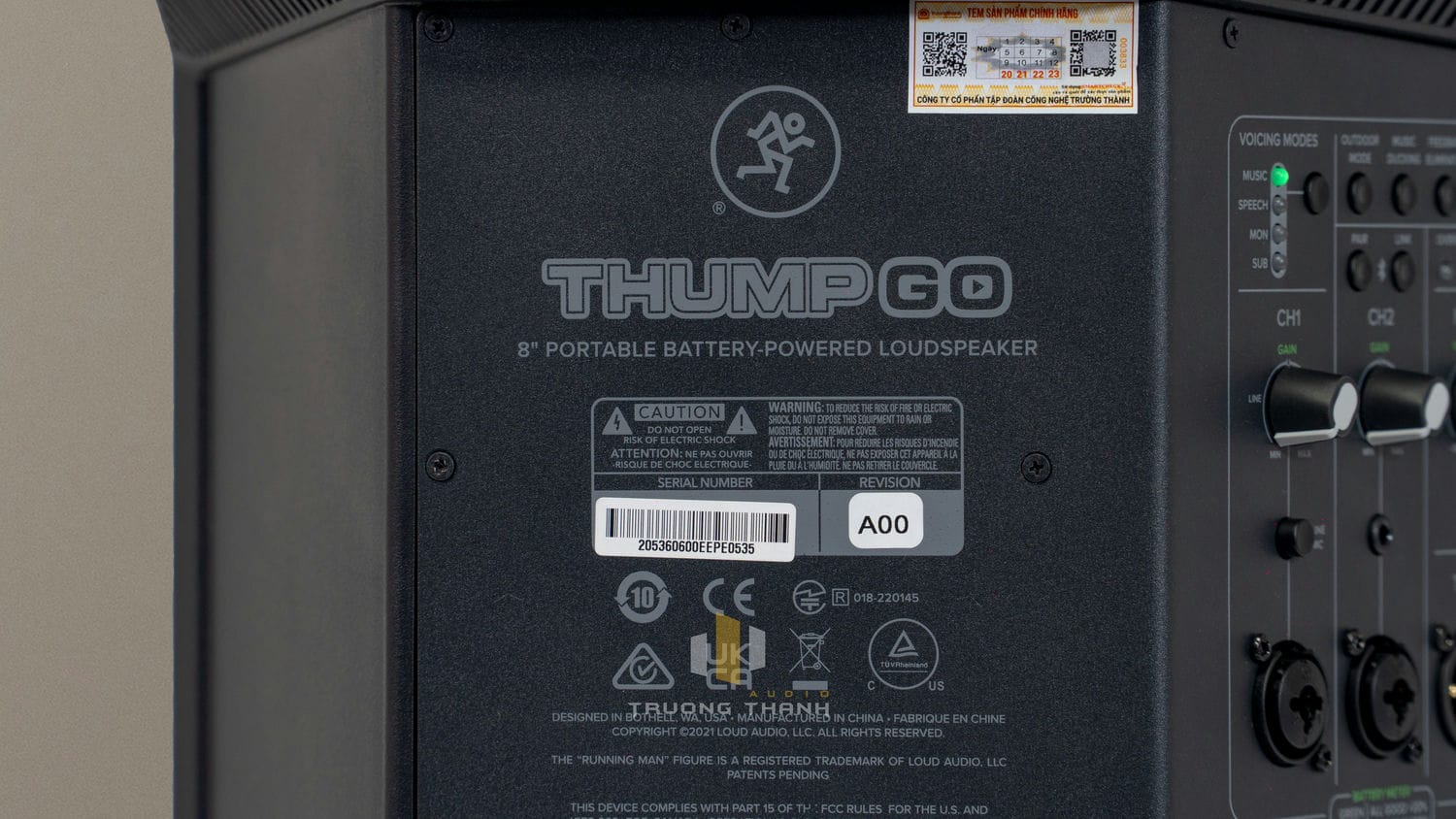 Thông tin Loa bluetooth Mackie Thump Go 8