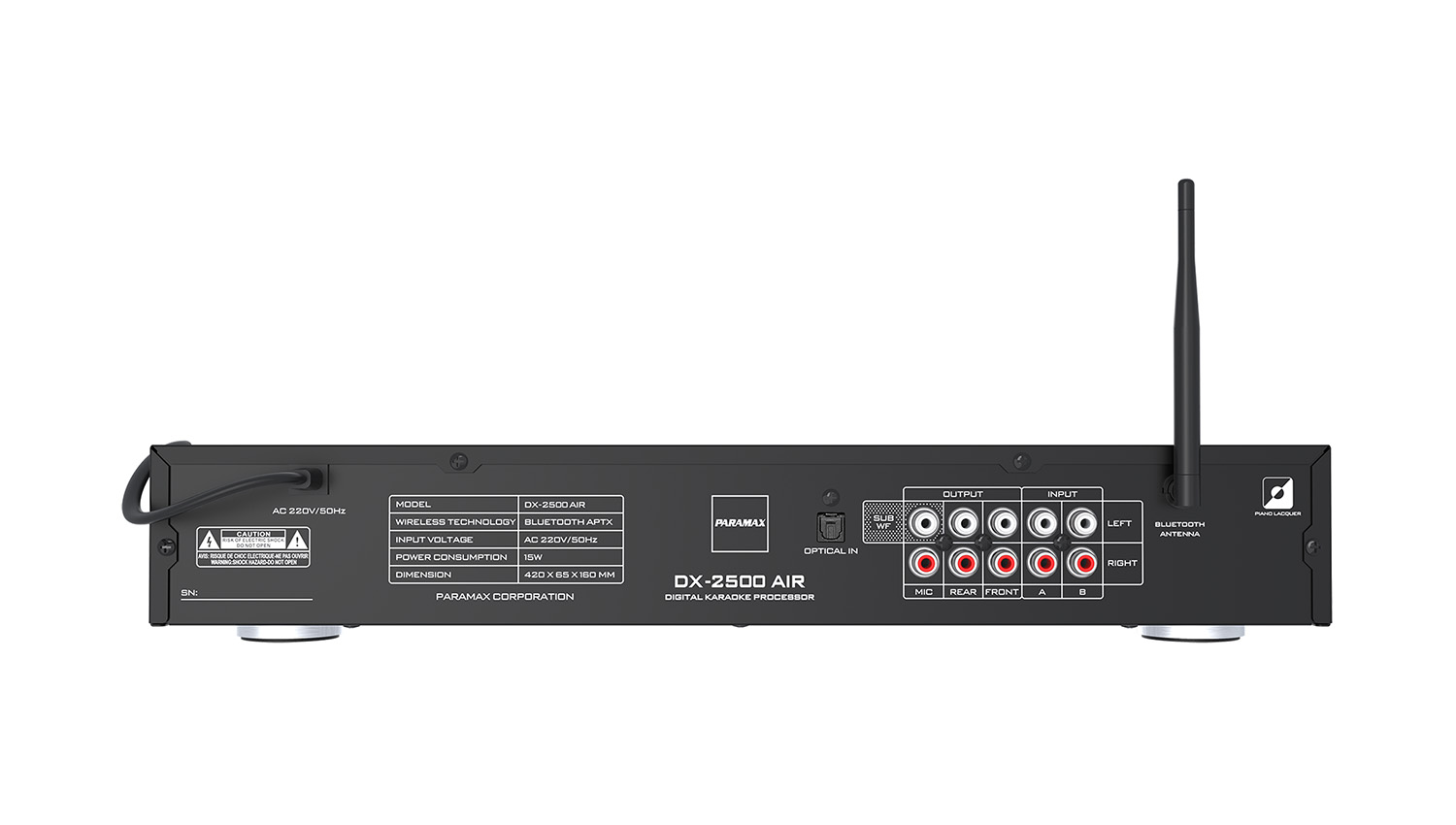 Ảnh sản phẩm Vang số chỉnh cơ Paramax DX-2500AIR DSP 4
