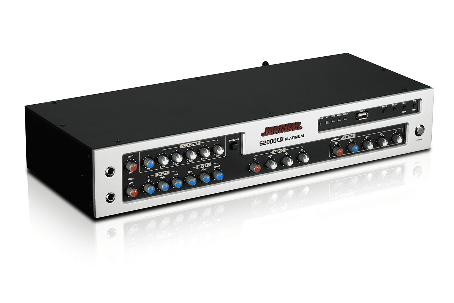 Vang Cơ Jarguar S2000 AF Platinum mặt nghiêng 1