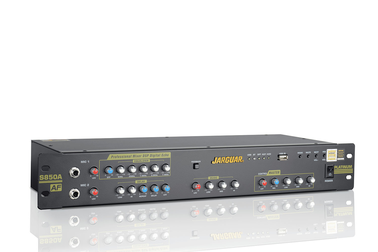 Vang cơ Jarguar S850A Platinum mặt nghiêng