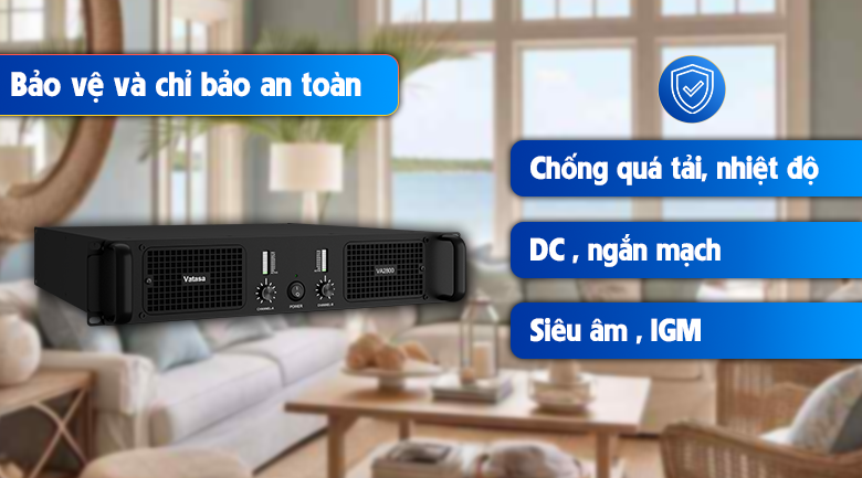 Ảnh nổi bật của sản phẩm Cục Đẩy Công Suất Vatasa VA-2800, 2 Kênh 5