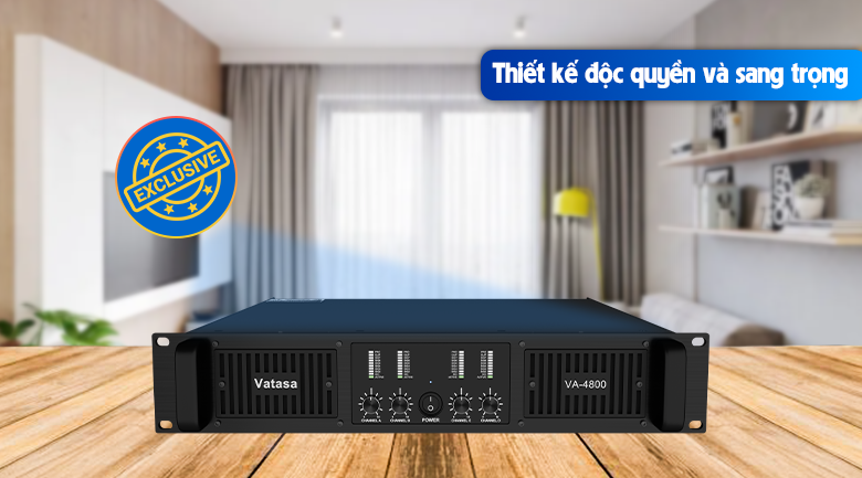Ảnh nổi bật của sản phẩm Cục Đẩy Công Suất 4 Kênh Vatasa Va-4800 2