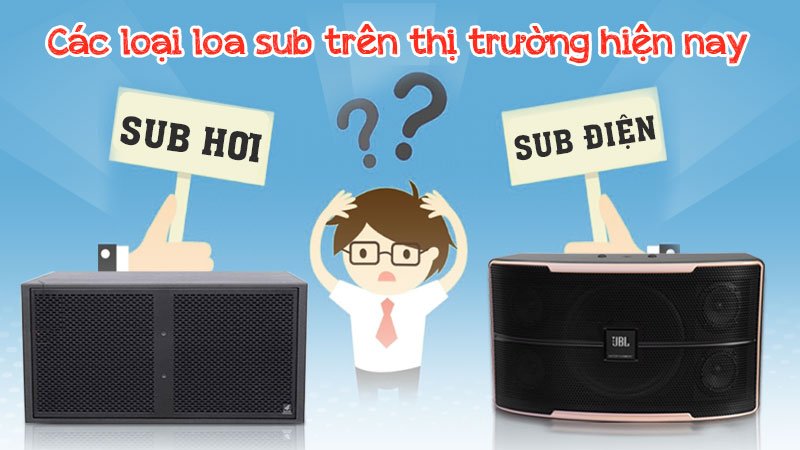 Điểm mặt những loại loa sub hiện nay trên thị trường