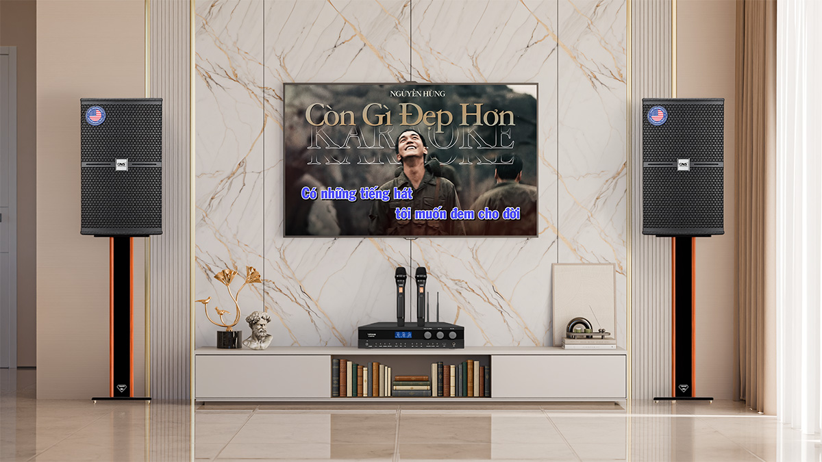 Dàn Karaoke CAVS TT350: (CAVS C12, Vatasa Bla600 New) hình 3d