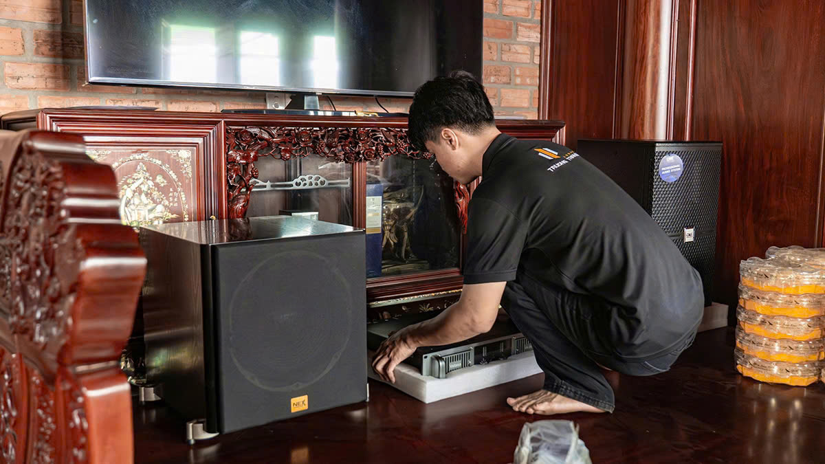 loa sub nex 12 của Dàn Karaoke CAVS TT274: (CAVS C12, Vatasa T500, Vatasa KX300, Vatasa VA-2600, Nex 12)