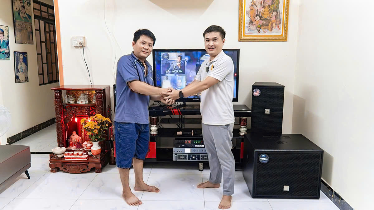 trường thành audio lắp đặt Dàn karaoke CAVS TT343: (CAVS C12, Vatasa T500, Vatasa V6 Pro, Vatasa VA-2600, CAVS CS115, P9 Luxury)