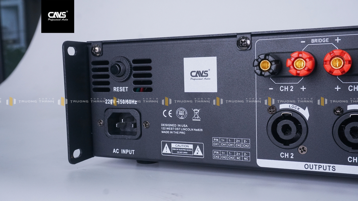 Cổng kết nối của Cục đẩy công suất CAVS DF2800