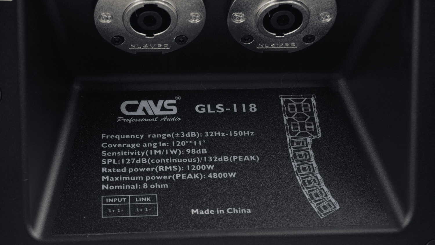Ảnh sản phẩm Loa Sub hơi CAVS GLS118 (Hàng Chính Hãng Likenew) 7