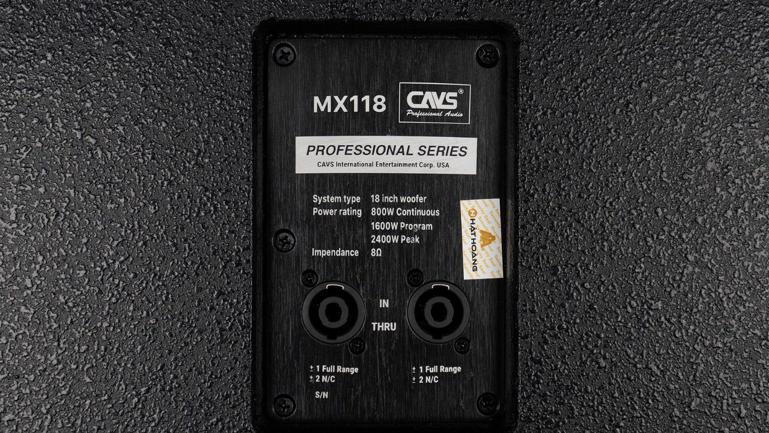 Ảnh sản phẩm Loa sub CAVS MS118 (Hàng Chính Hãng Likenew) 4