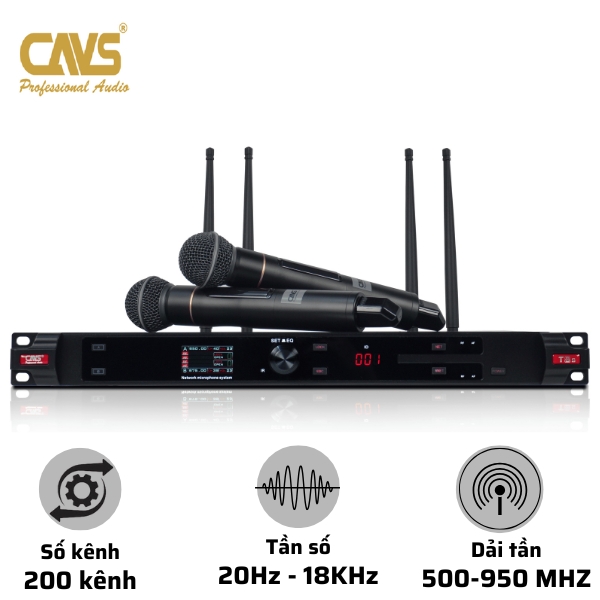 Micro không dây CAVS T8s