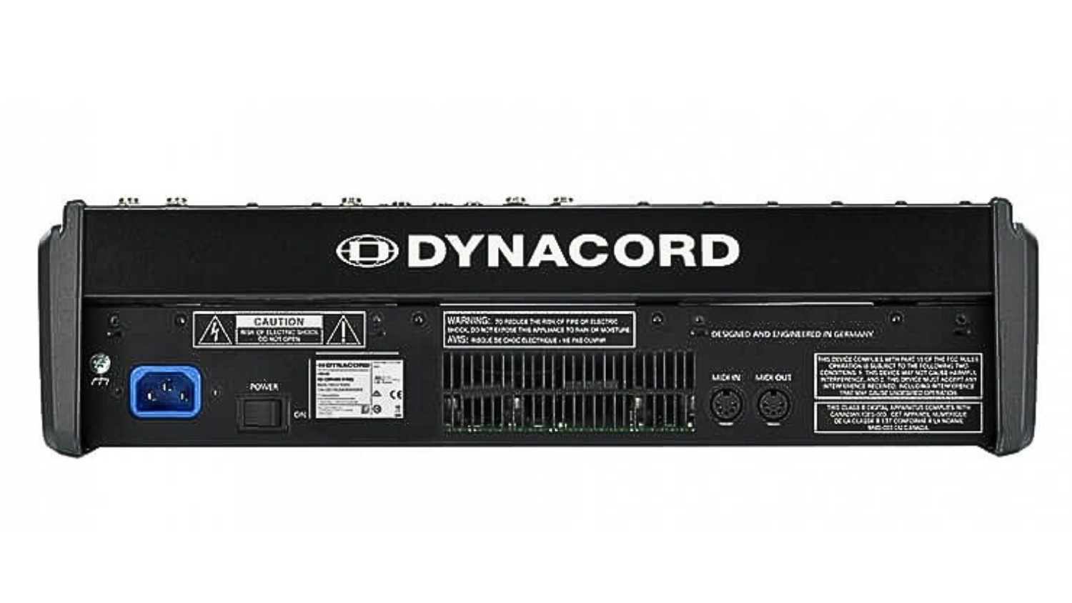 Mặt sau của Mixer Dynacord CMS600