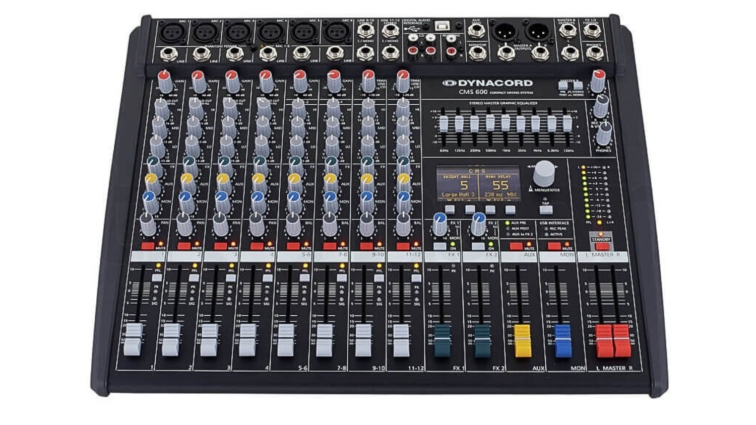 Mặt trước của Mixer Dynacord CMS600