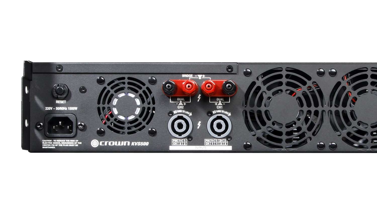 Ảnh nổi bật của sản phẩm Cục đẩy công suất Crown KVS 500 (Hàng Chính Hãng Likenew) 6