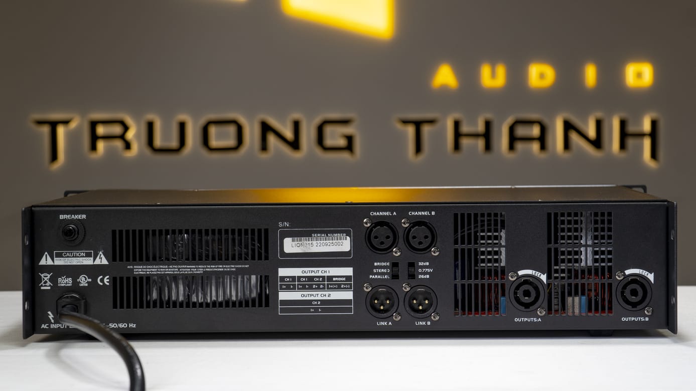 Ảnh sản phẩm Cục đẩy công suất 2 kênh DT Lion215 16
