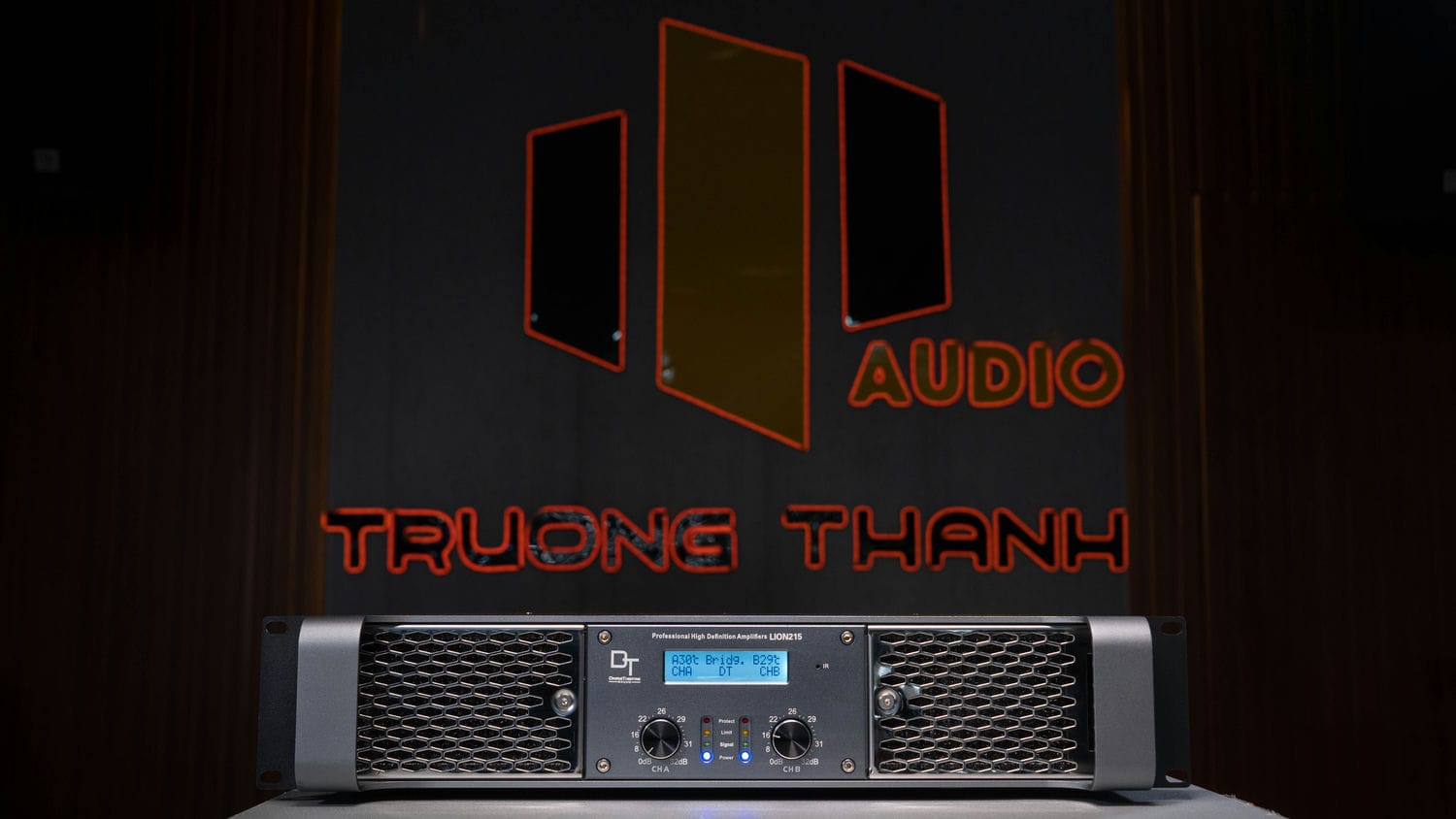 Ảnh sản phẩm Cục đẩy công suất 2 kênh DT Lion215 20