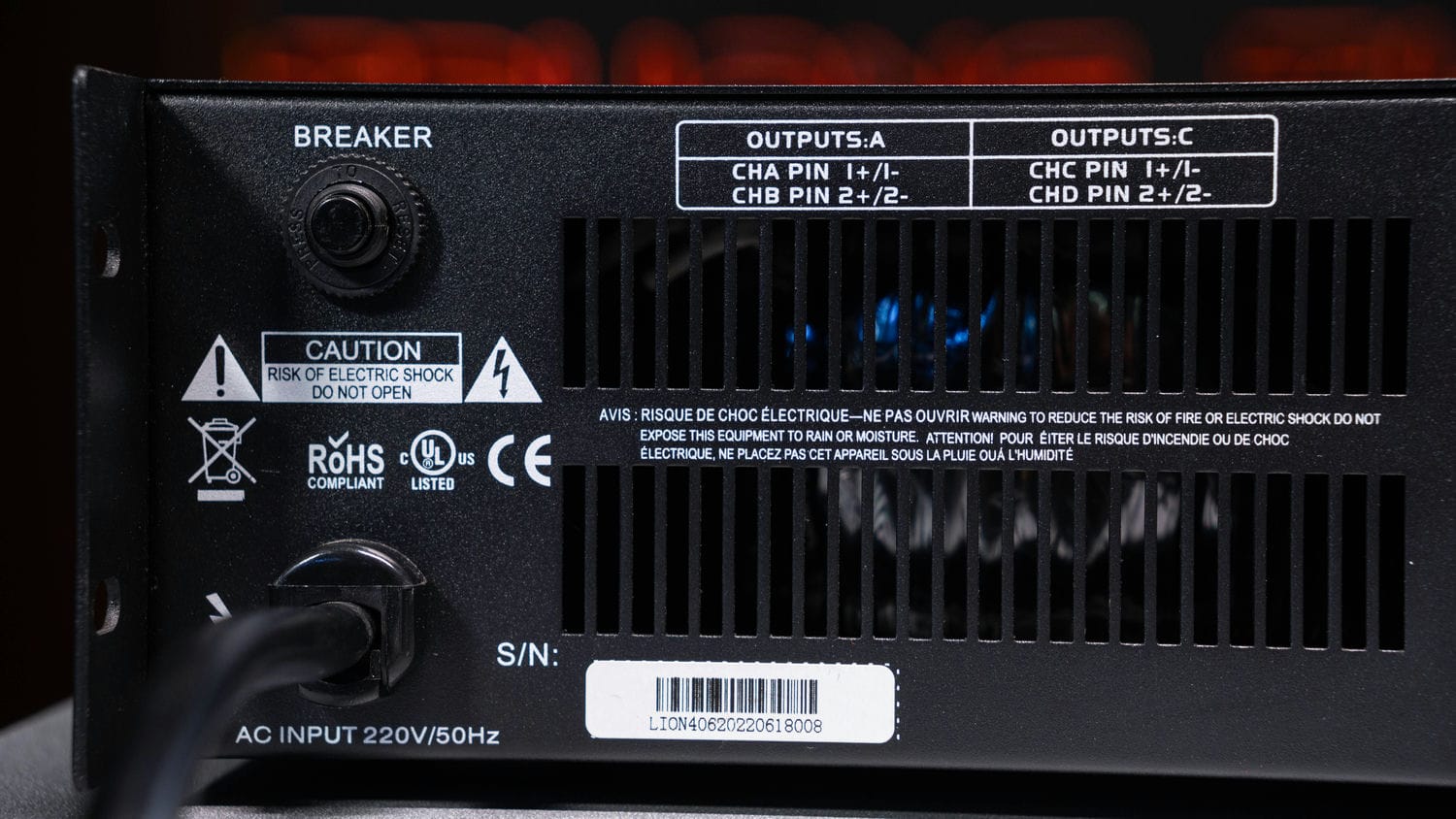 Ảnh sản phẩm Cục đẩy công suất 4 kênh DT Lion406 30