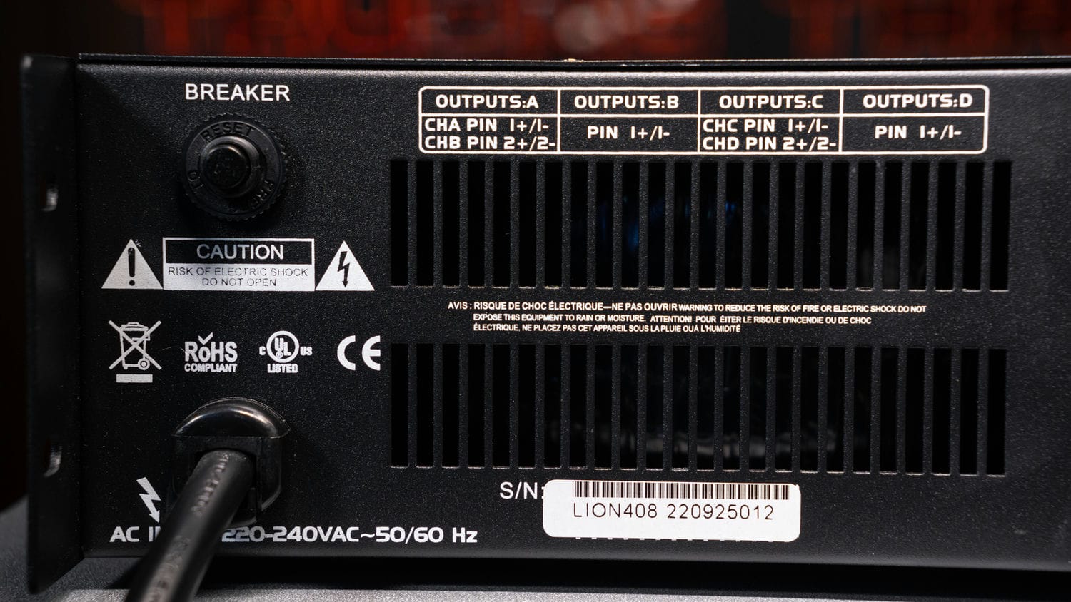 Ảnh sản phẩm Cục đẩy công suất 4 kênh DT Lion408 26