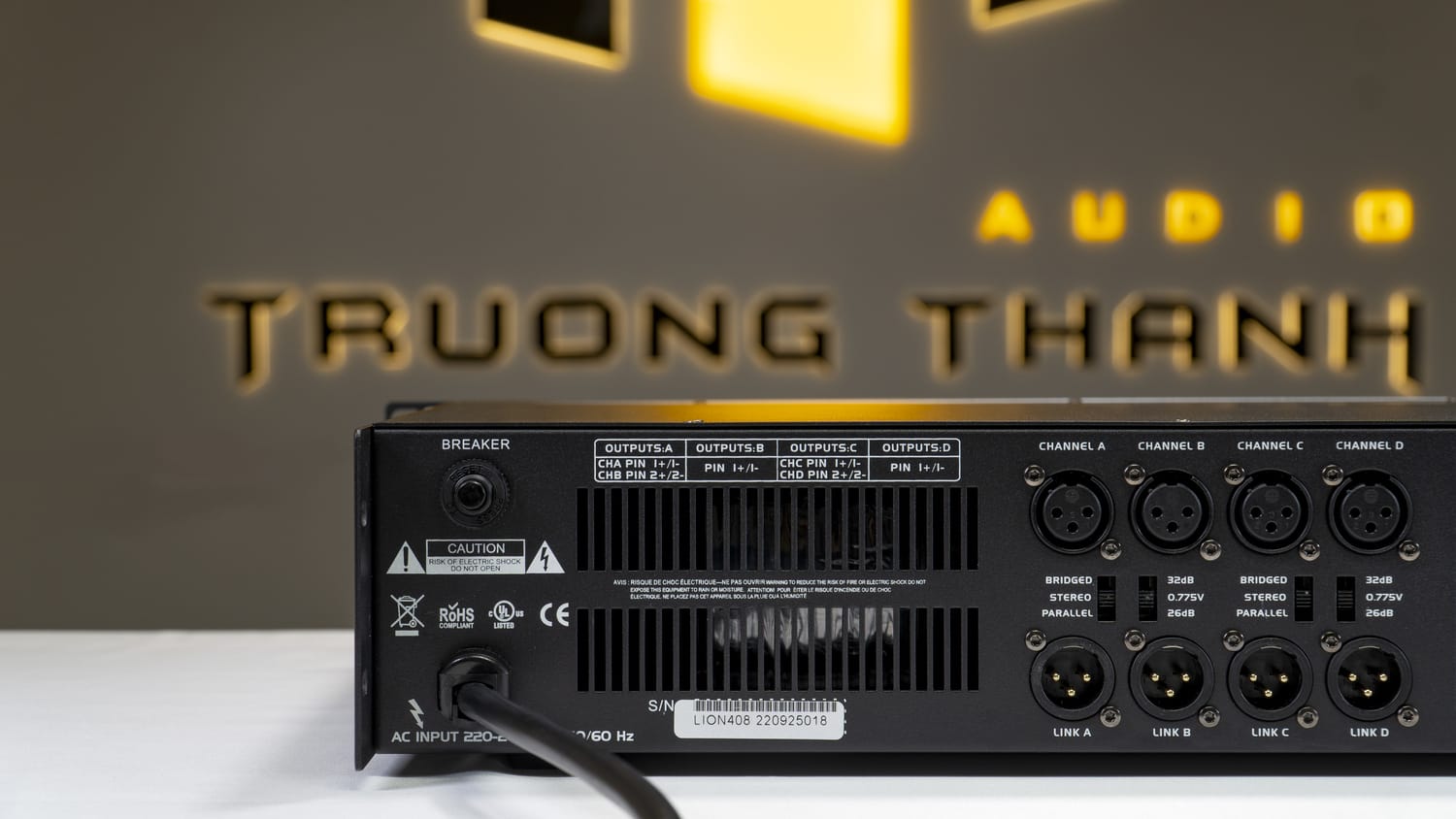 Ảnh sản phẩm Cục đẩy công suất 4 kênh DT Lion408 17