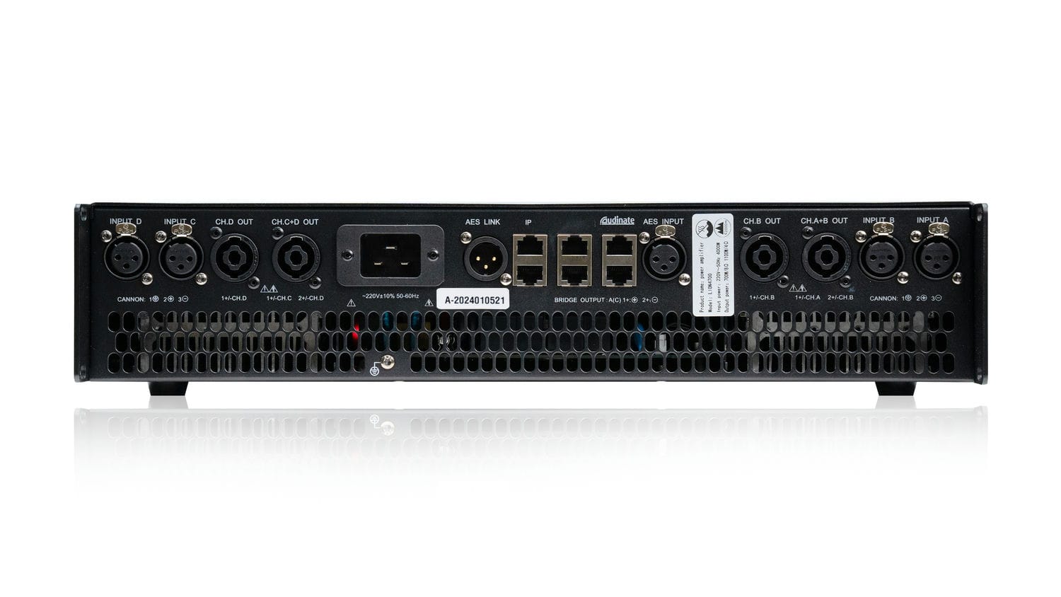 Ảnh sản phẩm Cục đẩy công suất 4 kênh DT Lion4700 6