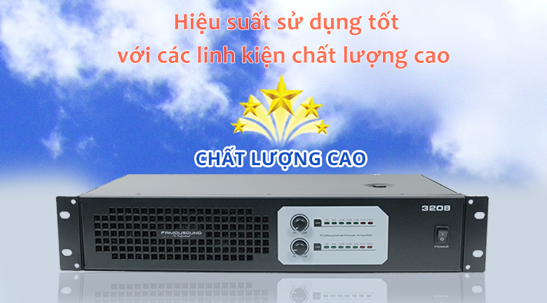 Cục đẩy Famousound 3208 hiệu suất