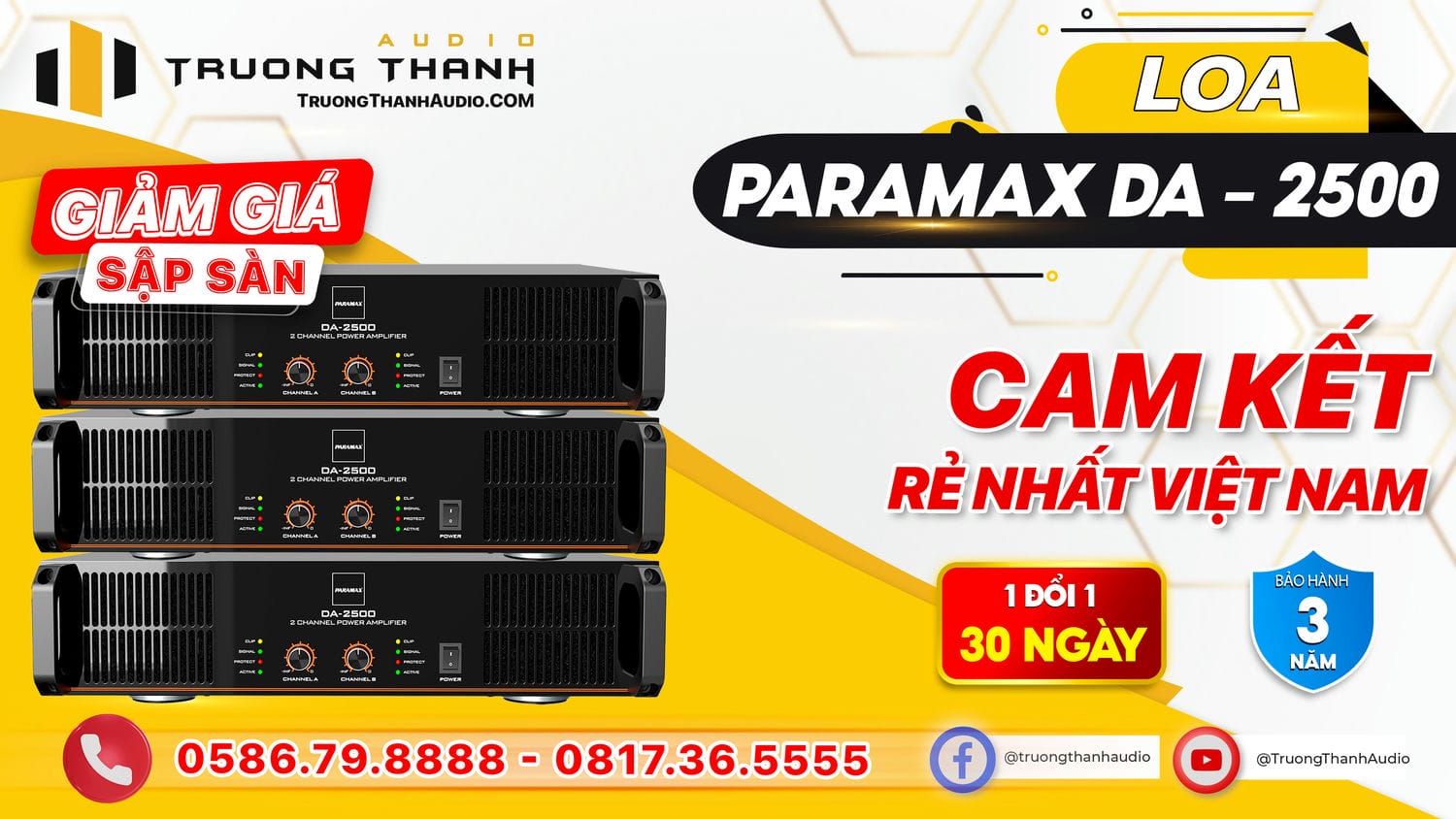 Ảnh nổi bật của sản phẩm Cục đẩy công suất Paramax DA 2500 6