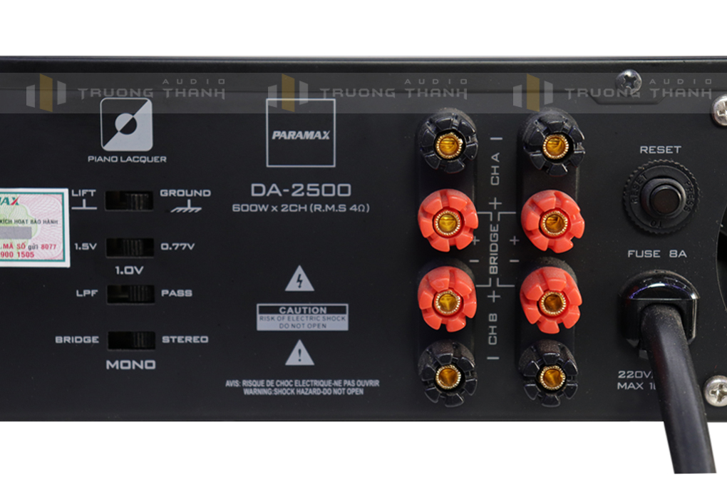Công suất Paramax DA-2500