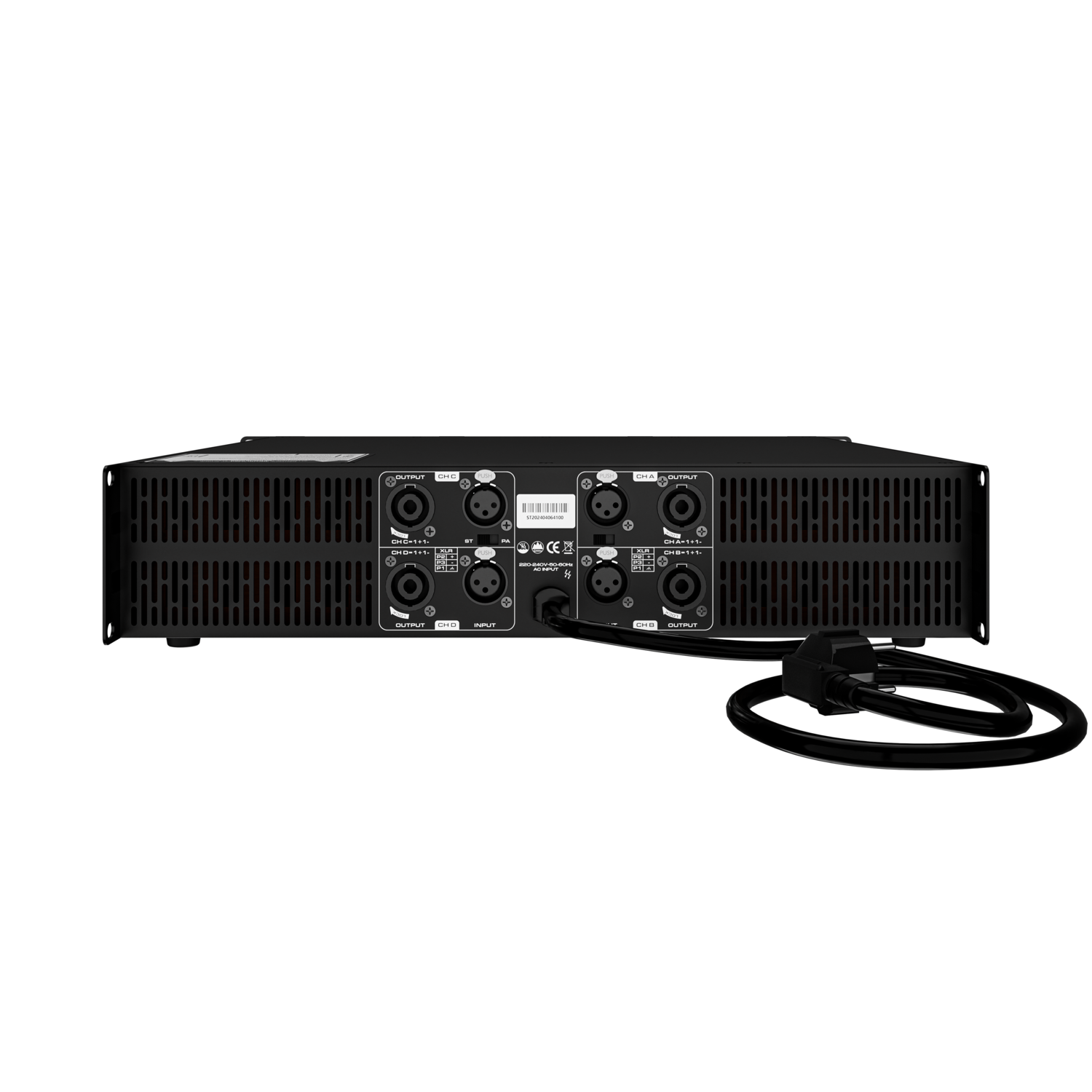 Mặt sau của Cục Đẩy Công Suất Vatasa DKS1004 NEW