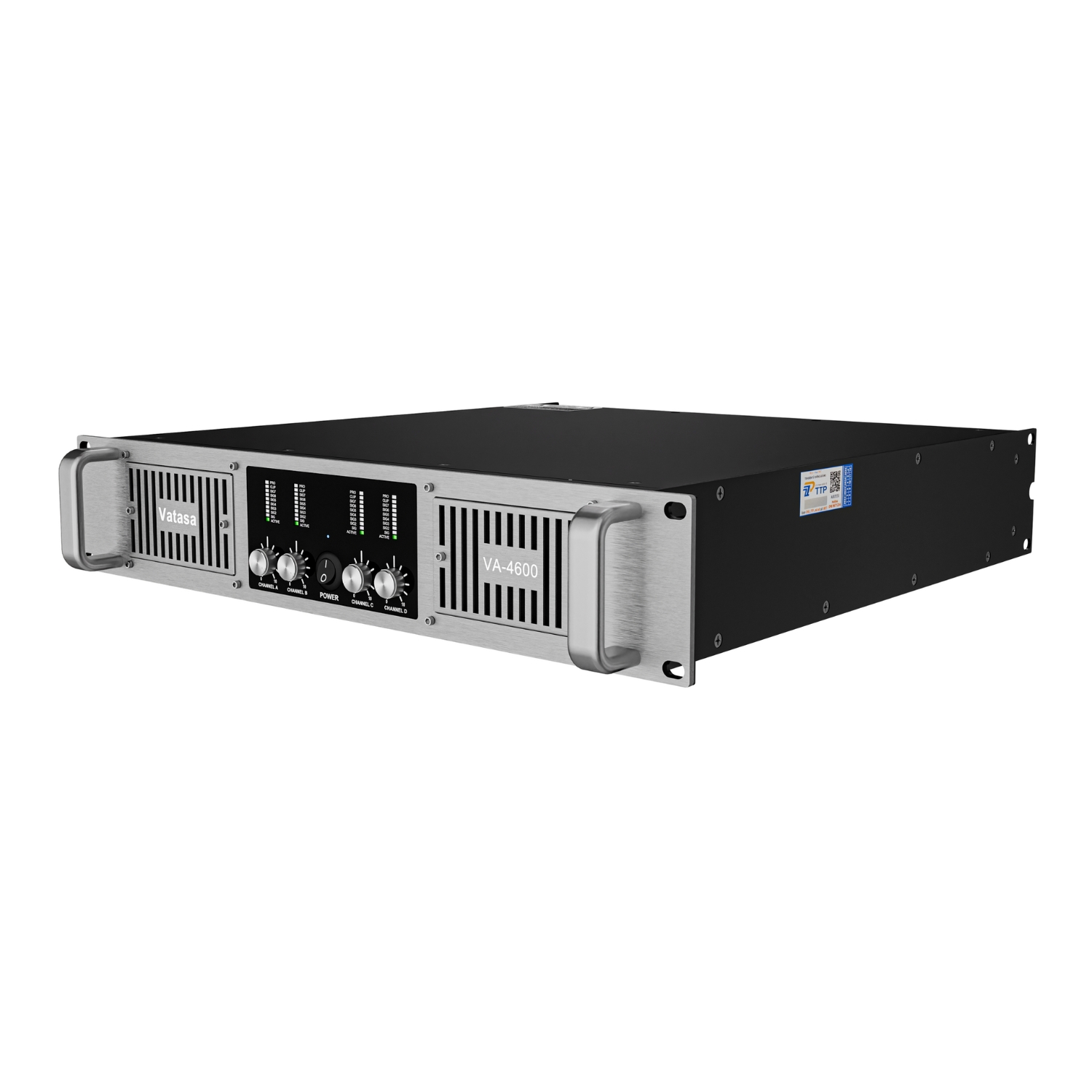 Ảnh sản phẩm Cục Đẩy Công Suất 4 Kênh Vatasa Va-4600 12
