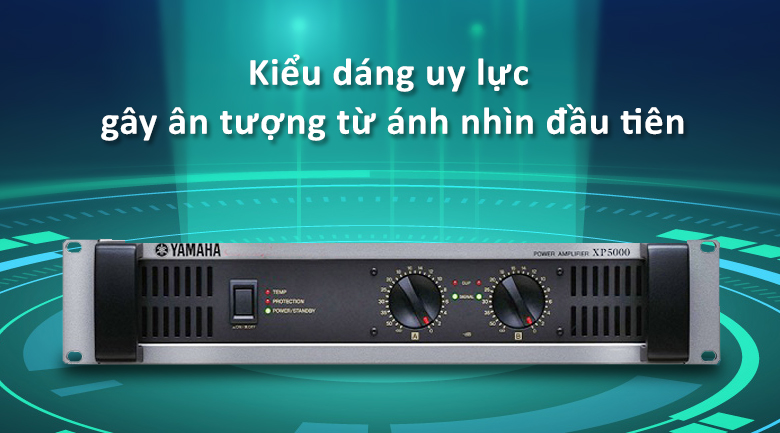 Cục đẩy Yamaha XP5000 | Kiểu dáng uy lực gây ấn tượng từ ánh nhìn đầu tiên