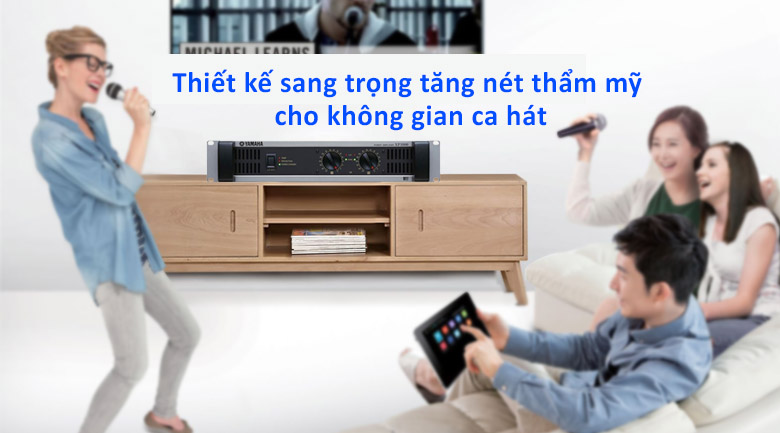 Cục đẩy Yamaha XP3500 | Thiết kế sang trọng tăng nét thẩm mỹ cho không gian ca hát