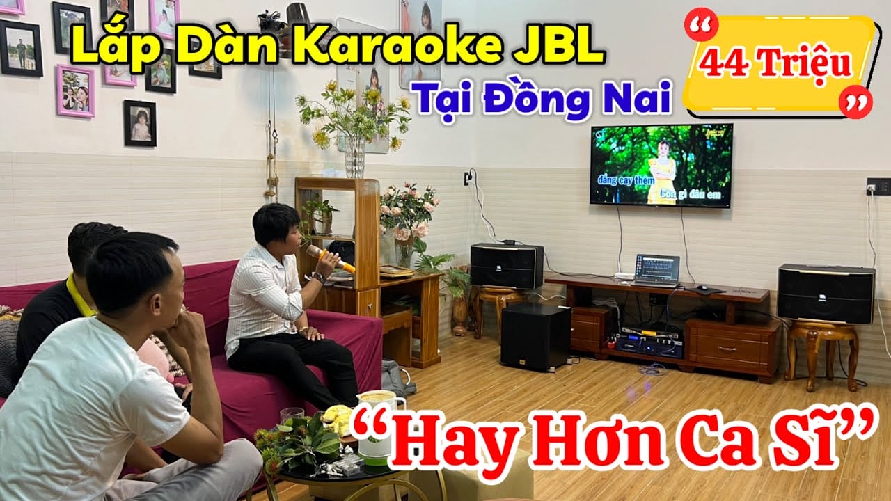 "Hát hay hơn ca sĩ" với dàn karaoke JBL 44 triệu về Đồng Nai cho anh Dự đặt hàng online - Trường Thành Audio