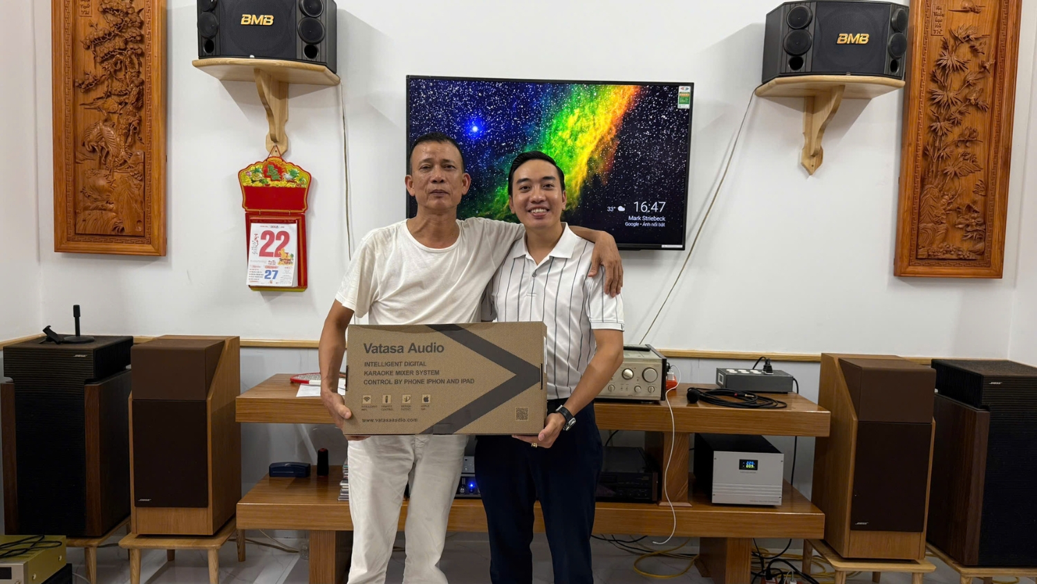 Anh Long - Dân Chơi Âm Thanh Kỳ Cựu Tại Hưng Yên Nâng Cấp Vang Số Và Cục Đẩy Vatasa Cao Cấp